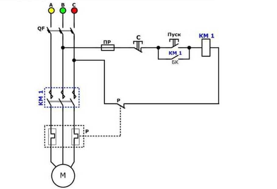Connexion d'un moteur électrique 380v via un démarreur magnétique - tout sur l'électricité