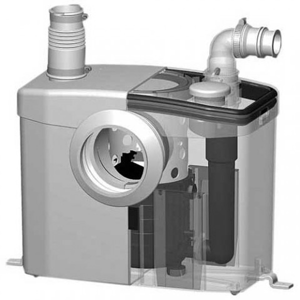 Pompe hacheuse pour cuvette de toilettes : objectif, types, technologie d'installation |