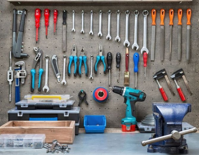 Garage du bricoleur : Rangement d'outils dans l'atelier | garagetek
