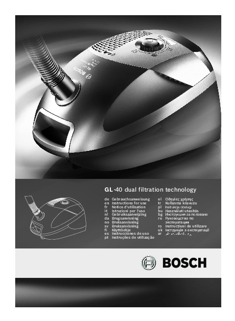 Présentation de l'aspirateur bosch gl 30 : un employé de l'état de série - pratique et sans fioritures