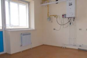 Auto-installation d'une chaudière à gaz au sol