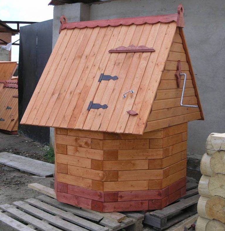 Maison à faire soi-même pour un puits - 110 photos d'options de conception et d'instructions d'installation