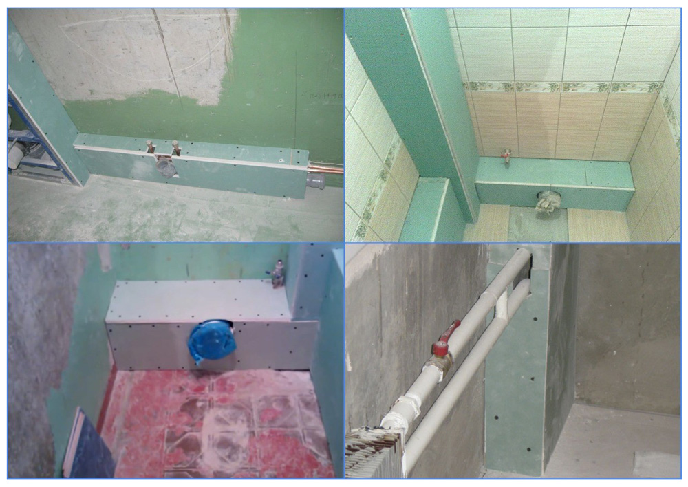 Tuyauterie dans la salle de bain et les toilettes : les meilleurs schémas et les erreurs courantes