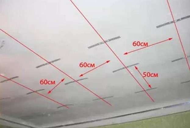 Plafond suspendu comment faire: instructions de travail + calcul des matériaux nécessaires