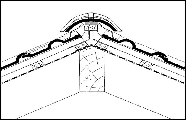 Aérateur de faîtage pour toiture souple technonikol - toiture et toiture