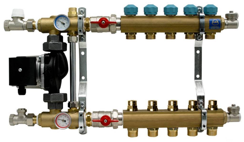 Pompe mélangeuse pour plancher chauffant