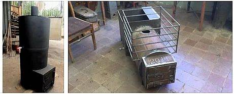 Composants du four de sauna