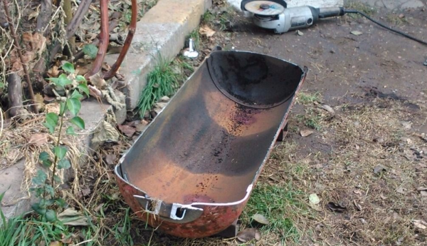 Brasier à faire soi-même à partir d'une bouteille de gaz: instructions et caractéristiques