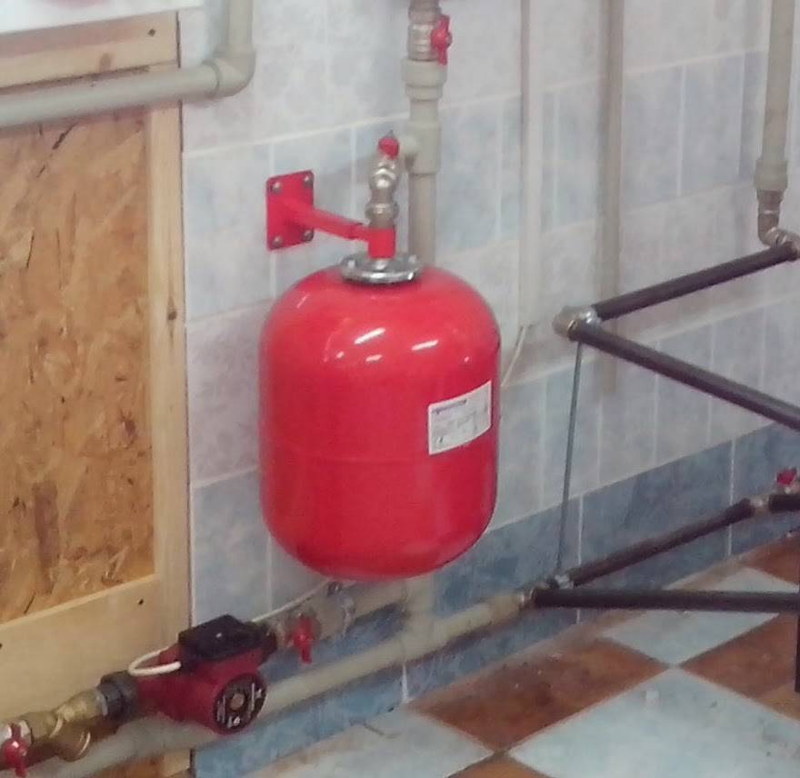 Vase d'expansion pour le chauffage: variétés, but et installation