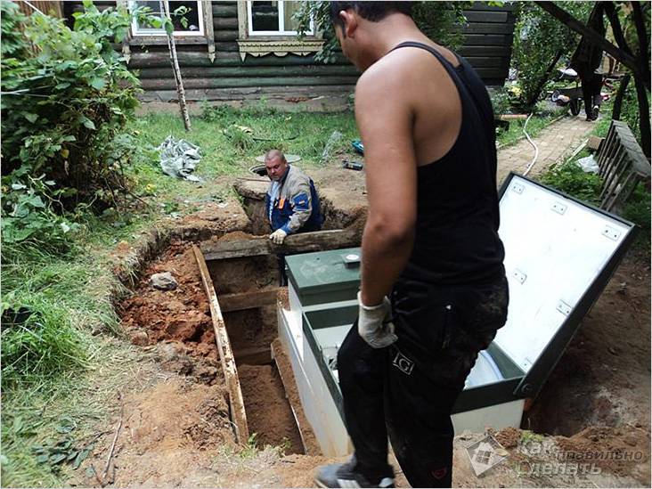 Installation d'une fosse septique "Topas": installation à faire soi-même + règles d'entretien