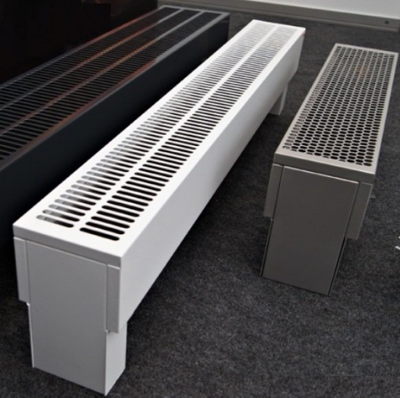 Convecteur de chauffage à eau au sol: aperçu des modèles de fabrication russe, avec et sans ventilateur, schéma de connexion