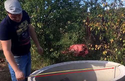 Nous récupérons le revêtement du puits