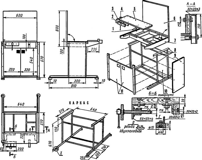 Comment faire un établi dans le garage de vos propres mains