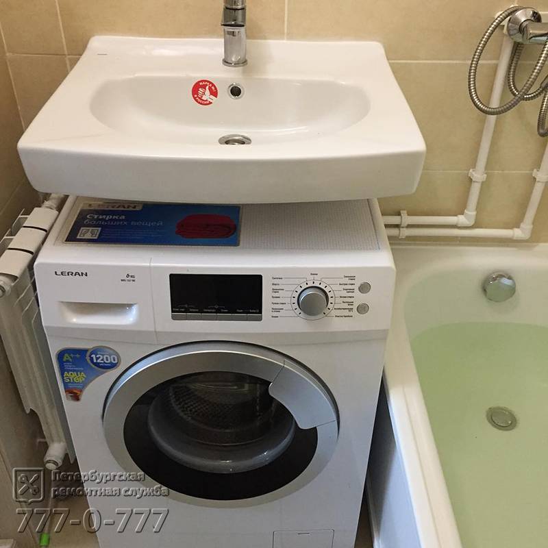 Eviers au-dessus de la machine à laver : qu'est-ce que c'est ?