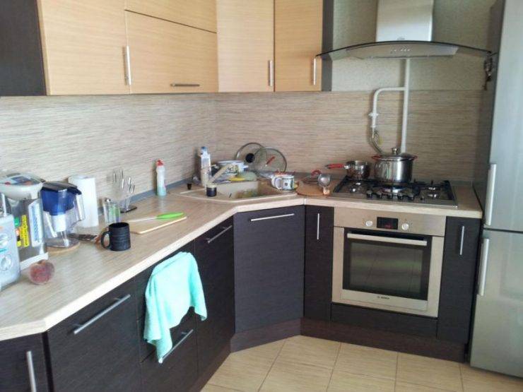 Nuances de conception de la conception d'une chaudière à gaz dans la cuisine