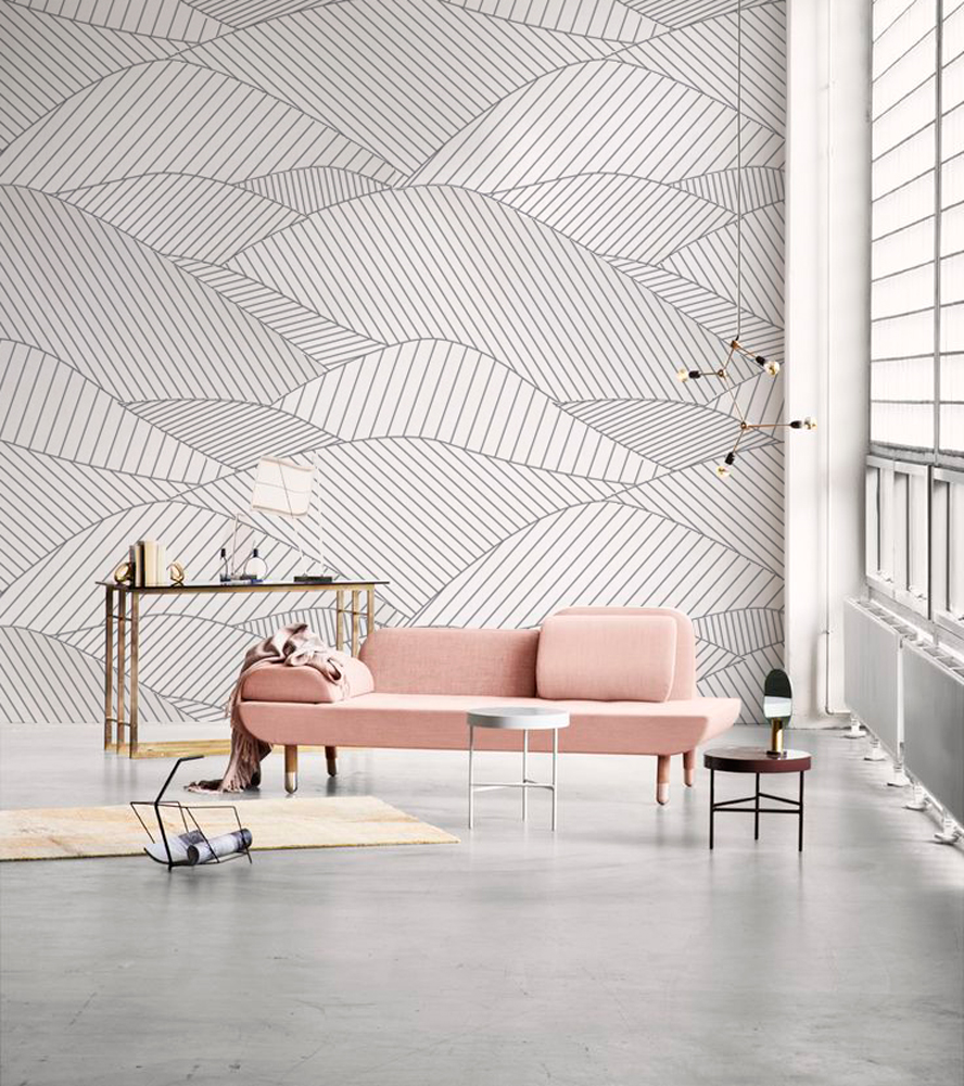 Papier peint combiné pour la chambre - une nouvelle solution 2020