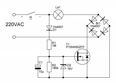 Allumage en douceur des lampes - schémas de câblage simples à la maison. instruction avec photo et vidéo