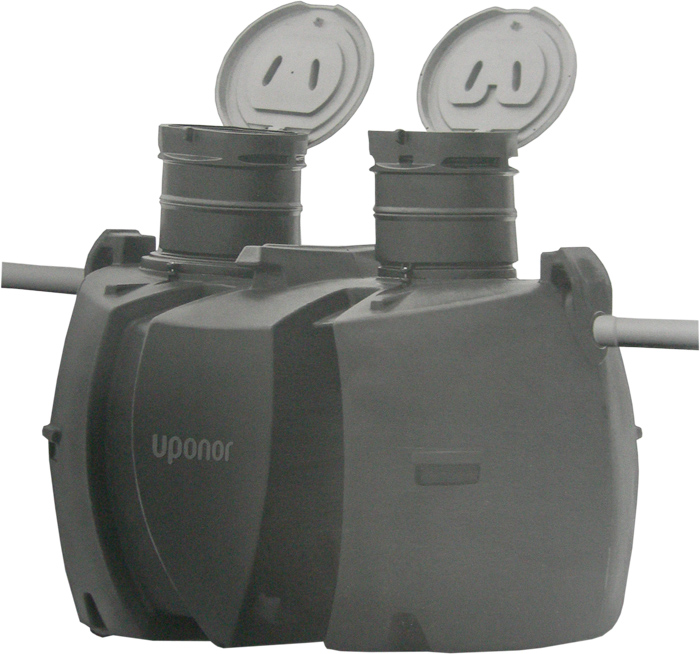 Fosse septique Uponor: site officiel d'un revendeur du fabricant finlandais, prix à Moscou à partir de 88 000 roubles