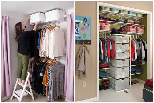 5 secrets du rangement compact et pratique des choses dans le placard