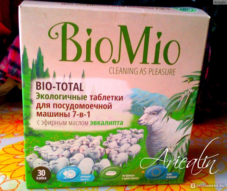 Tablettes lave-vaisselle écologiques