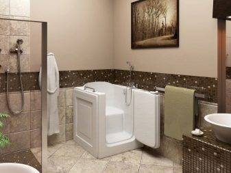 Baignoires assises pour petites salles de bain : types, appareil + comment choisir la bonne