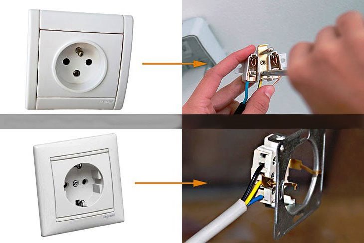 Comment connecter une prise: 85 photos d'installation et de connexion d'une prise domestique