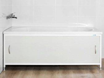 Choisir et installer un écran sous la baignoire de vos propres mains - comment tout faire de manière fonctionnelle et esthétique?