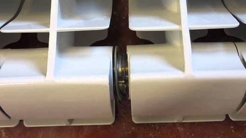 Raccordement correct d'un radiateur de chauffage à un système à deux tubes