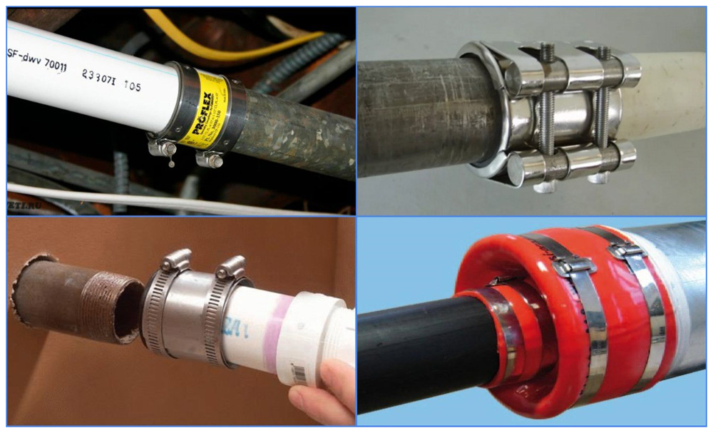 Options pour connecter des tuyaux en plastique avec du métal