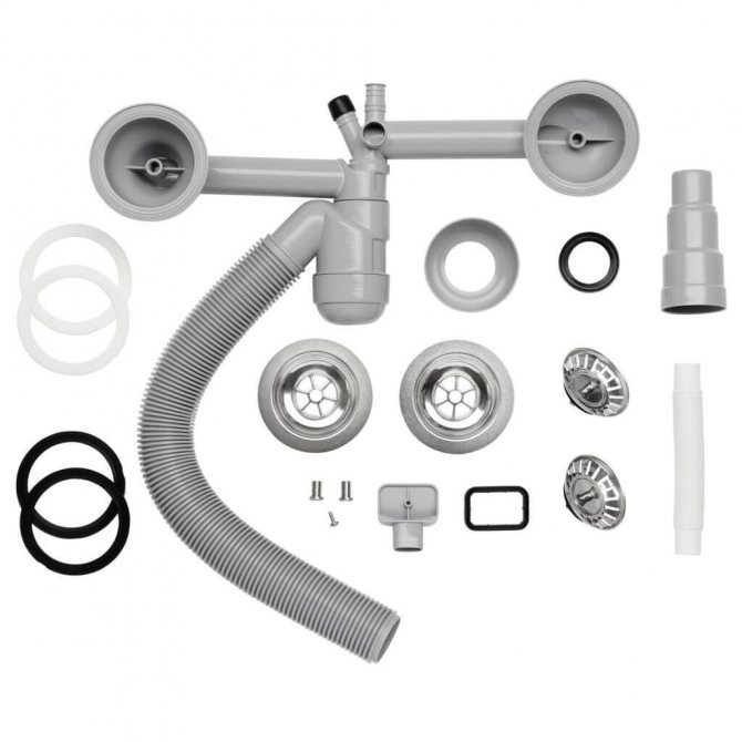 Vidange pour l'évier de la cuisine - tout sur l'égout