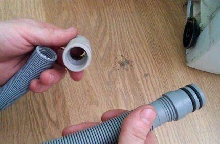 Installation de robinets pour connecter la machine à laver à l'alimentation en eau