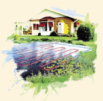 Technique de montage d'une pompe à chaleur eau/eau avec extraction de la chaleur d'un puits