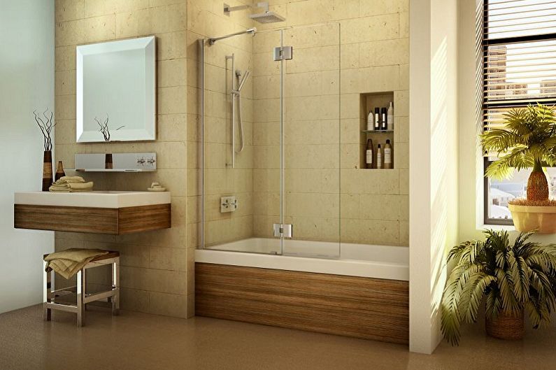 Comment faire un écran de salle de bain fonctionnel avec des étagères