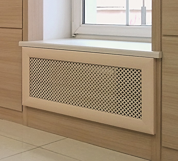 Écran sur la batterie de chauffage : types, matériaux, portée