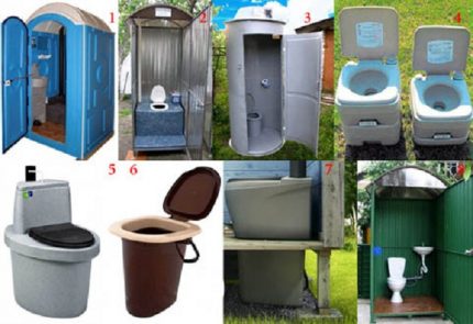 Toilettes de campagne: un aperçu des types de modèles de jardin pour une toilette de campagne et les caractéristiques de leur installation