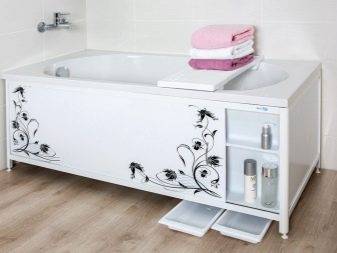 Choisir et installer un écran sous la baignoire de vos propres mains - comment tout faire de manière fonctionnelle et esthétique?