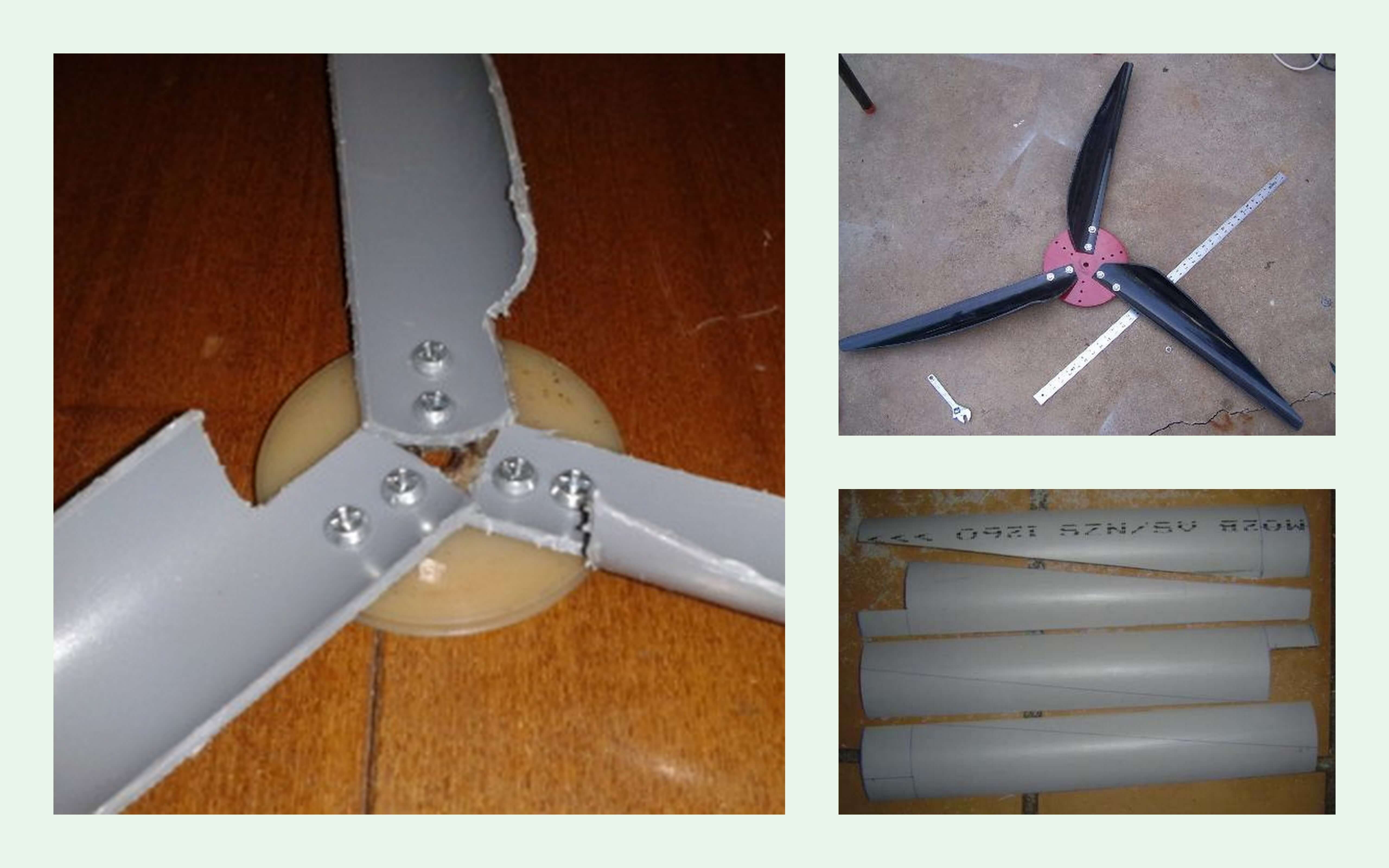 Pales à faire soi-même pour une éolienne: le choix et les méthodes de traitement des matériaux