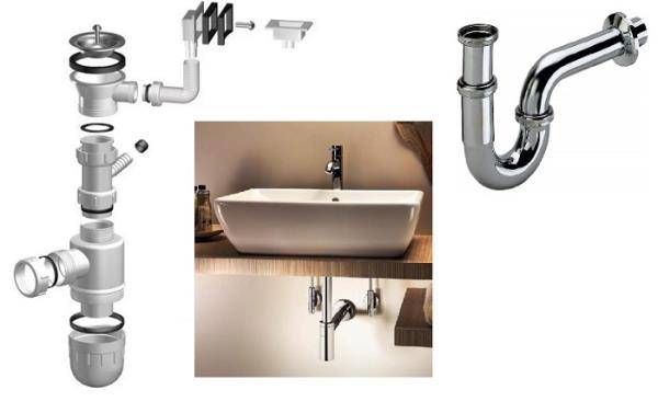 Siphon de lavabo : types, critères de choix + règles de montage