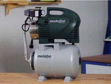 Pompe à eau haute pression: principe de fonctionnement, types, règles de sélection et de fonctionnement