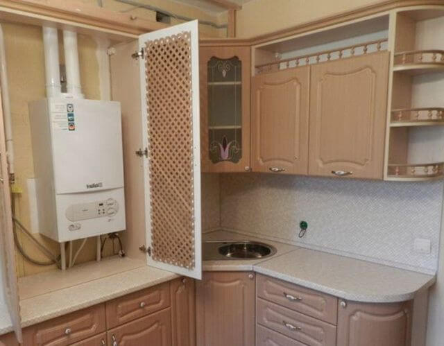 Comment placer et cacher une chaudière à gaz dans la cuisine