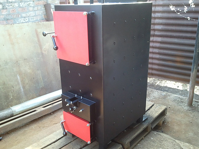 Chaudière à pyrolyse: dessin de conception, principe de fonctionnement, fonctionnement de l'appareil, schéma