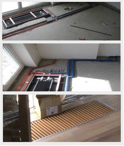 Convecteurs de chauffage au sol à eau : leurs types et leurs caractéristiques