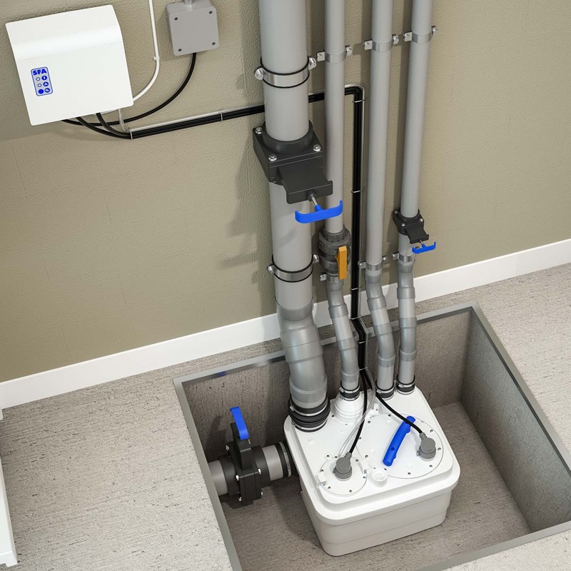 Station d'égout de pompage: types et installation de pompes domestiques pour la maison