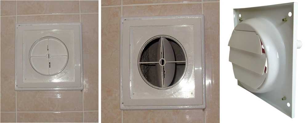 Ventilation naturelle avec clapet anti-retour - installation dans la maison