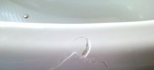 Restauration du revêtement en émail de la baignoire avec de l'acrylique liquide: nous démontons la méthode "pouring"