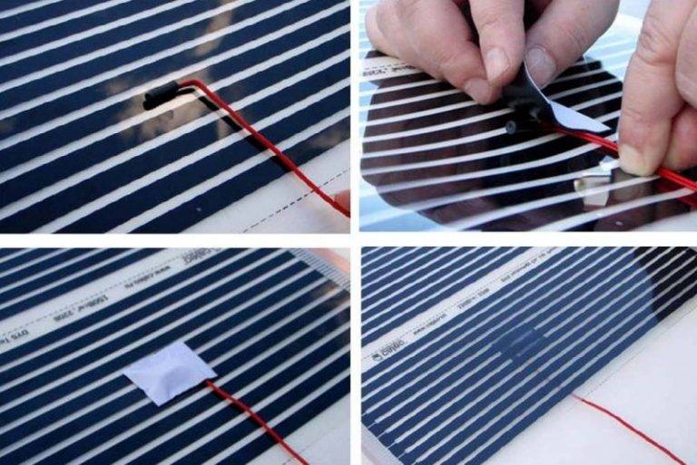 Raccordement d'un chauffage au sol à film: schéma et technologie d'installation