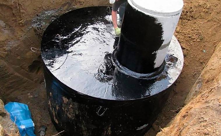 Imperméabilisation d'une fosse septique à partir d'anneaux en béton - tout sur les fosses septiques