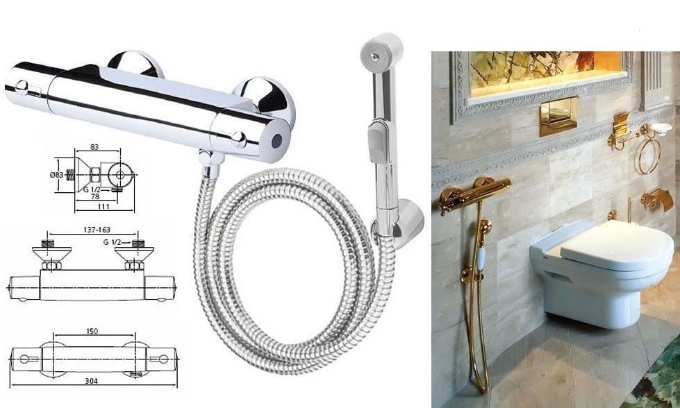 Comment utiliser une douche hygiénique dans les toilettes - instructions et recommandations