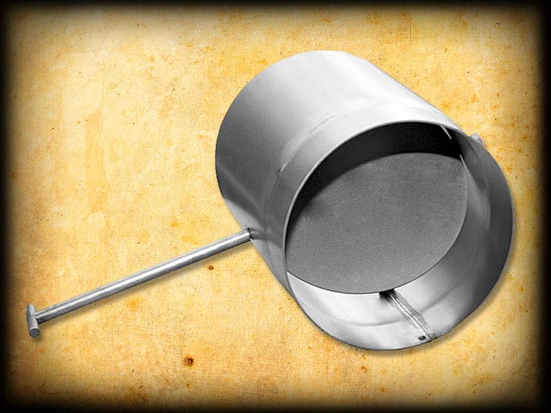 Amortisseur de cheminée: types, appareil et installation