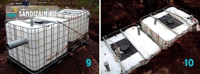 Fosse septique à faire soi-même de l'eurocube